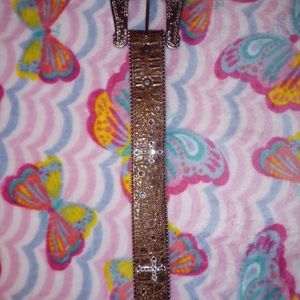 Justin western cross belt